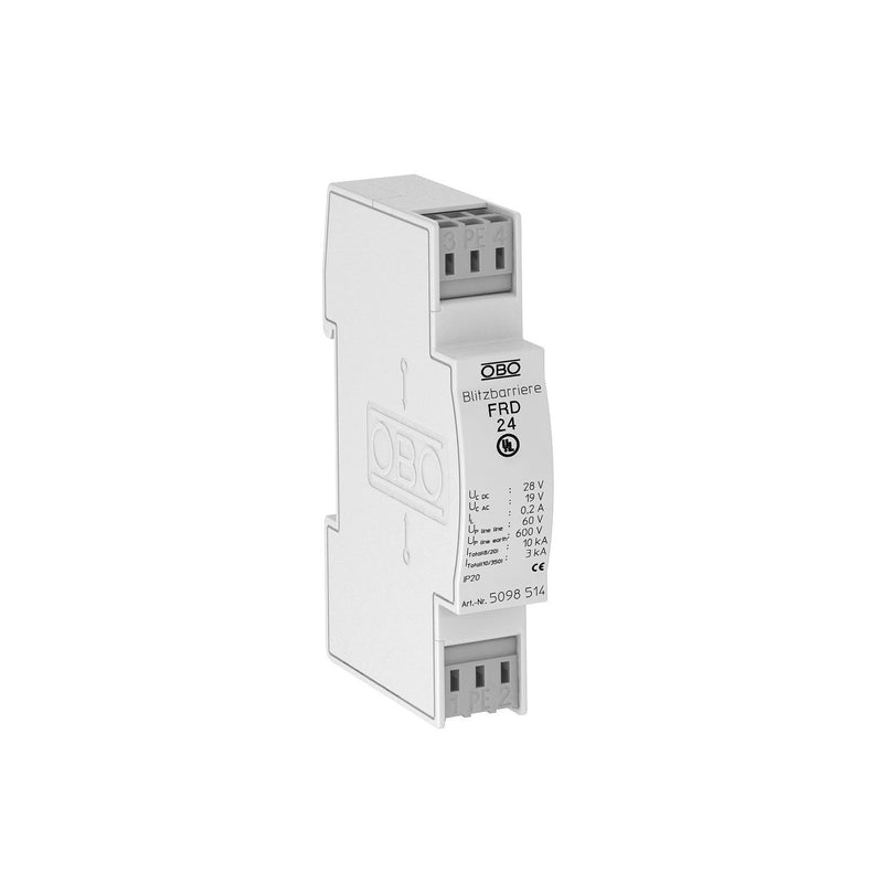 OBO Bettermann - Kombi-Ableiter für Informations-/MSR-Technik Blitzbarriere FRD 24 24V AC