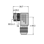 Turck - Rundsteckverbinder, feldkonfektionierbar (Industriesteckverbinder) Kupplung CMB8241-0