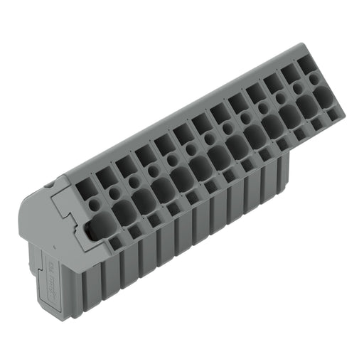 WAGO - Ein- und mehrpolige Klemmenleiste 1-Leiter Federleiste 769-113/022-000 CAGECLAMP,4mm²,gr − 10 Stück