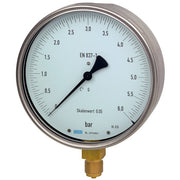 Wika Wiegand - Rohrfedermanometer Feinmessmano 312.20.160 VA 9062343 4barCl06G1/2Bunt