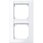 Merten - Abdeckrahmen M-PLAN-Rahmen 2f. 513225 beschriftbar, senkr
