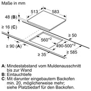 Bosch - Kochfeld EB-Autark-Kochfeld PKN645FP2E Serie6