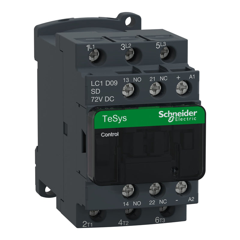 Schneider Electric - Leistungsschütz zum Schalten von Wechselstrom Leistungsschütz LC1D09SD 3-polig, 1S, 1Ö