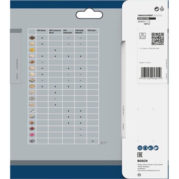 Bosch - Kreissägeblatt PRO Wood cordless 2608837674 Kreissägeblatt 150 x