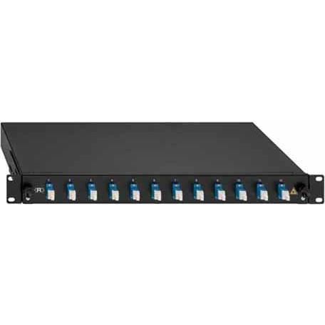 Rutenbeck - Patchpanel LWL BasicLine Spleissbox 2280303120 12xLC-D OS2 blau