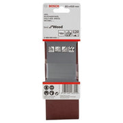 Bosch - Schleifpapier/Schleifvlies PRO X440 Schleifband, 65 x 2608606019 410 mm, G120, 3-tlg
