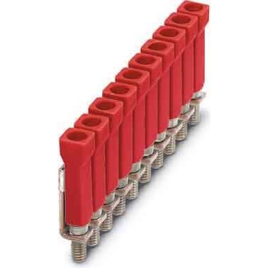 Phoenix Contact - Querverbinder/Brücker für Reihenklemme Querverbinder/Brücke LB 10-6 RD für Reihenklemme − 10 Stück