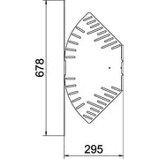 OBO Bettermann - Bogen für Kabelrinne Bogen, winkelverstellbar RB W 830 FT 85x300 tauchfeuerv
