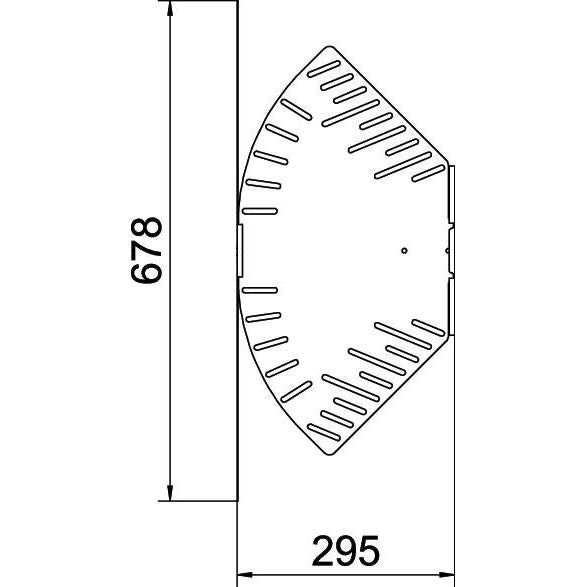 OBO Bettermann - Bogen für Kabelrinne Bogen, winkelverstellbar RB W 830 FT 85x300 tauchfeuerv