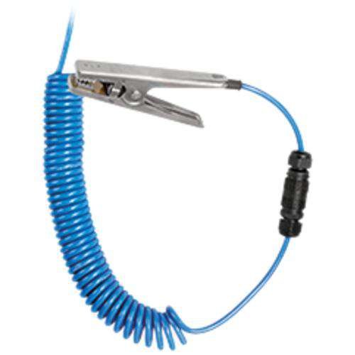 Stahl - Zubehör/Ersatzteile für Niederspannungs-Schalttechnik Erdungszange 247672 70BGS04 + 5m Spiralk