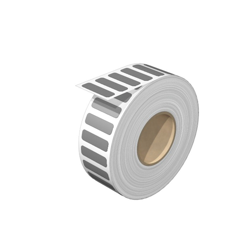 Weidmüller - Kennzeichnungsmaterial Gerätemarkierer, Etikett SM 27/8 MM GR VPE100 27x8mm grau − 100 Stück