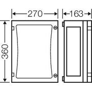 Hensel - Leergehäuse FP 0230 EB-Mass216x306x136mm