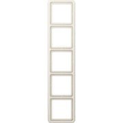 Jung - Abdeckrahmen Rahmen 5-fach ws CD 585 W waage/senkrecht