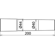 DEHN - Zubehör/Ersatzteile für Sicherheitsgeräte Saugrohrverlängerung SRV 200 MS D 40/L 200 mm