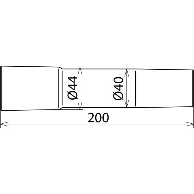 DEHN - Zubehör/Ersatzteile für Sicherheitsgeräte Saugrohrverlängerung SRV 200 MS D 40/L 200 mm