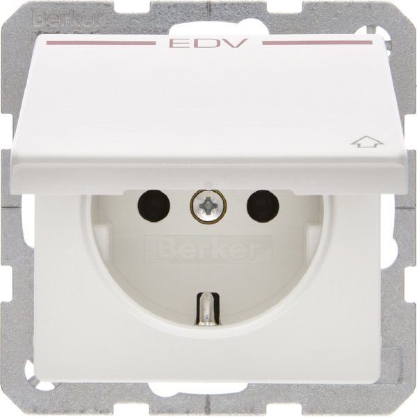 Berker - Steckdose SCHUKO 47516059 m.Klappdeckel Q.1 po