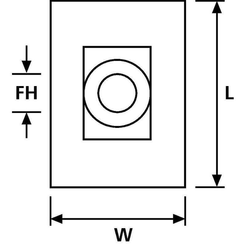 HellermannTyton - Befestigungssockel und -element für Kabelbinder Befestigungssockel LKC-N66-NA − 100 Stück