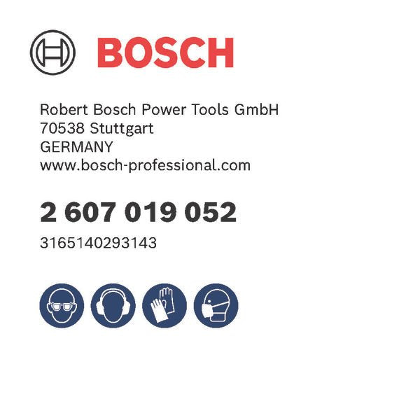 Bosch Power Tools - Maschinenmeißel PRO SDS plus-5C 2607019052 Flachmeißelset 20 x  − 1 Packung
