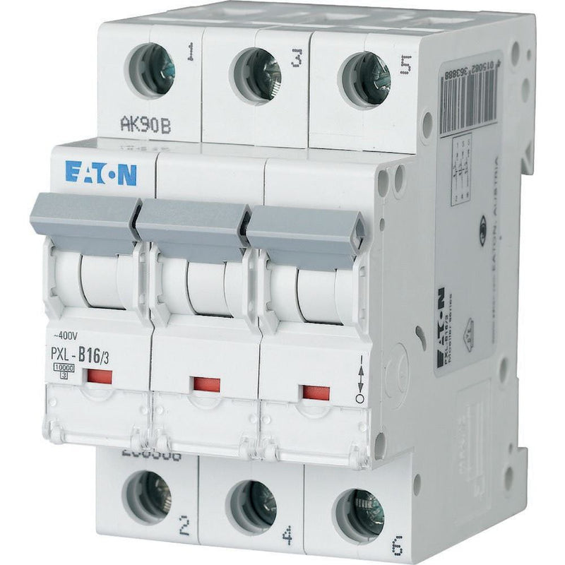 Eaton - Leitungsschutzschalter LS-Schalter m.Beschrift. PXL-B16/3 B 16A, 3p