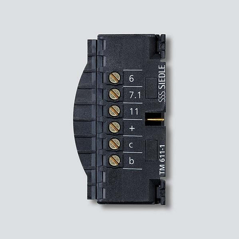 Siedle&Söhne - Zubehör/Ersatzteile für Türkommunikation Klemmblock TM 611-1 Schwarz