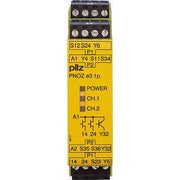 Pilz - Gerät zur Überwachung von sicherheitsgerichteten Stromkreisen Sich.sensor.Auswertegerät PNOZ e3.1p #774139 24VDC 2so