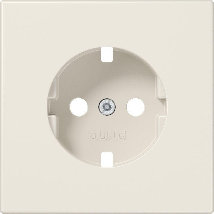 Jung - Abdeckung/Bedienelement für Installationsschalterprogramme Platte LS 1520 BFPL f.SCHUKO Steckdose