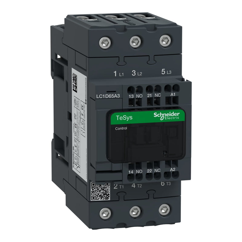 Schneider Electric - Leistungsschütz zum Schalten von Wechselstrom Leistungsschütz LC1D65A3B7 3-polig, 1S, 1Ö