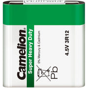 Hückmann - Batterie Flachbatterie Camelion 3R12 Zn/C 4,5V/2000mAh