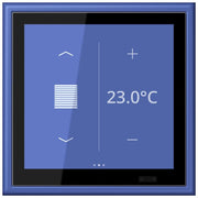 Jung - Bussystem-Mehrfach Bediengerät KNX Raumcontroller LC 459 D1 S 206 bleu outremer 31