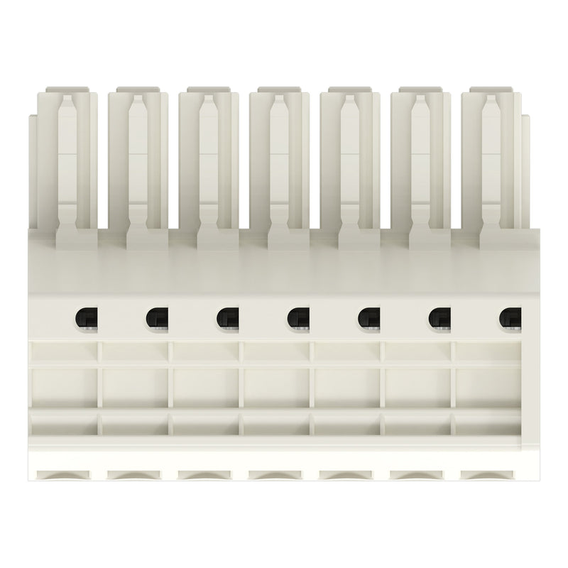 WAGO - Ein- und mehrpolige Klemmenleiste 1-Leiter-Federleiste 831-3107 CAGECLAMP,10mm²,lgr − 12 Stück