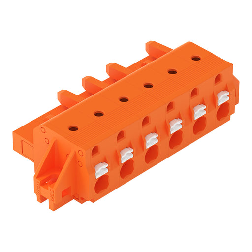 WAGO - Kabelsteckverbinder für Leiterplattensteckverbinder 1-Leiter-Federleiste 2231-706/031-000 Push-inCAGECLAMP,or − 25 Stück