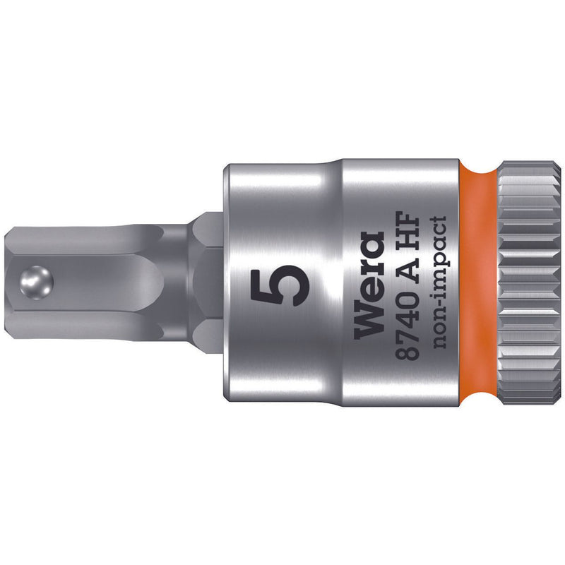 Wera - Innensechskant-Einsatz für Steckschlüssel Zyklop Bit-Nuss 05003335001 5,0x28,0