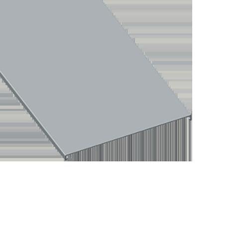 Unex - Oberteil für Verdrahtungskanal Abdeckung lgr T-60.88 RAL 7035 60 − 12 Meter