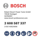 Bosch - Bohrkrone Diamanttrockenbohrkrone G 2608587337 1/2-Zoll Standard