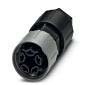 Phoenix Contact - Steckverbinder für steckbare Gebäudeinstallation Steckverbinder QPD P 4PE1,5 5-10 BK