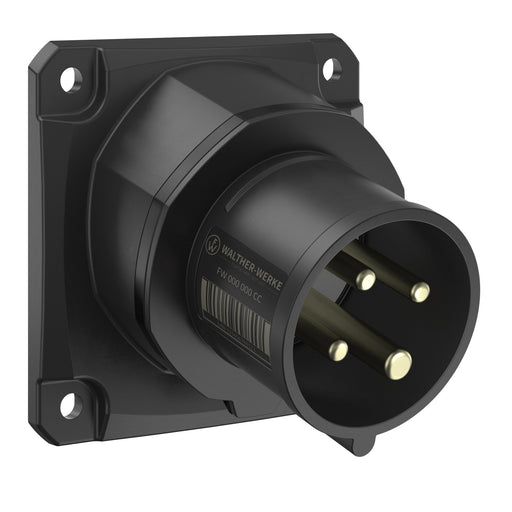 Walther Werke - CEE-Gerätestecker (IEC 60309) CEE NEO Anbaugerätestecker FW713407CC schräg 16A 4P 7h − 5 Stück