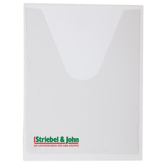 Striebel&amp;John - Schaltplantasche/-halter (Schaltschrank) Plantasche VE10 ZA61P10 DIN A4 selbstklebend − 1 Packung
