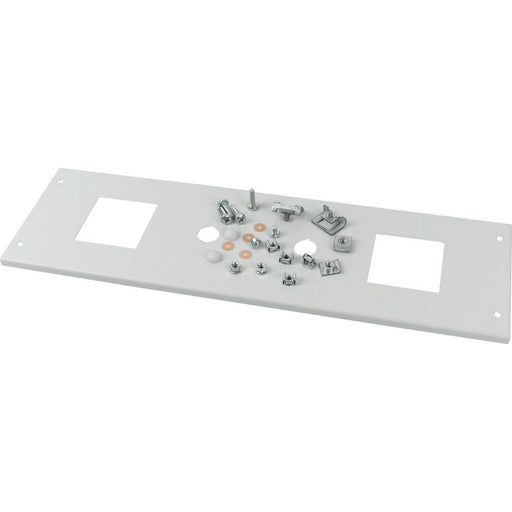 Eaton - Frontplatte (Schaltschrank) Frontblende +Einbausatz XME0606CM4 Mess 4x72 grau