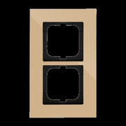 Busch-Jaeger - Abdeckrahmen Rahmen 2-fach 1722-823-101 gold, carat