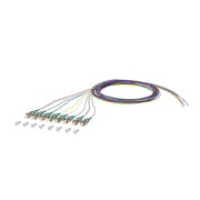 Metz Connect - LWL-Pigtail OpDAT Pigtail ST-PC 150M1AO0020E8 OM3 8 Farben − 8 Stück