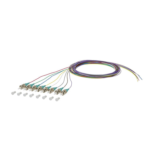 Metz Connect - LWL-Pigtail OpDAT Pigtail ST-PC 150M1AO0020E8 OM3 8 Farben − 8 Stück