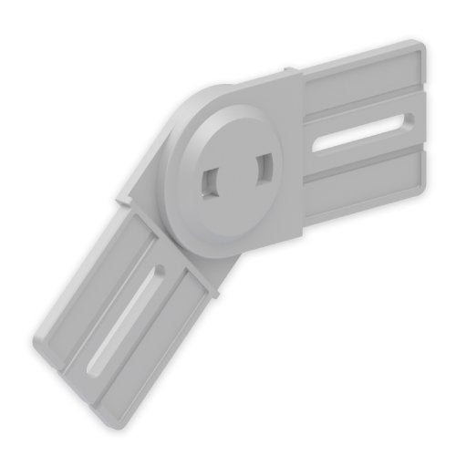 Unex - Verbinder für Kabeltragsystem Vertikales Gelenkstück 67813-44 85 mm − 12 Stück