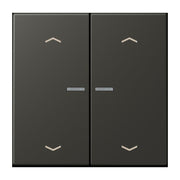 Jung - Bedienelement intelligent Taster mit Pfeilsymbolen BT LC 17102 P 259 ombre naturelle 59