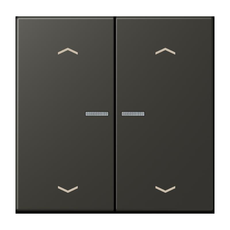Jung - Bedienelement intelligent Taster mit Pfeilsymbolen BT LC 17102 P 259 ombre naturelle 59