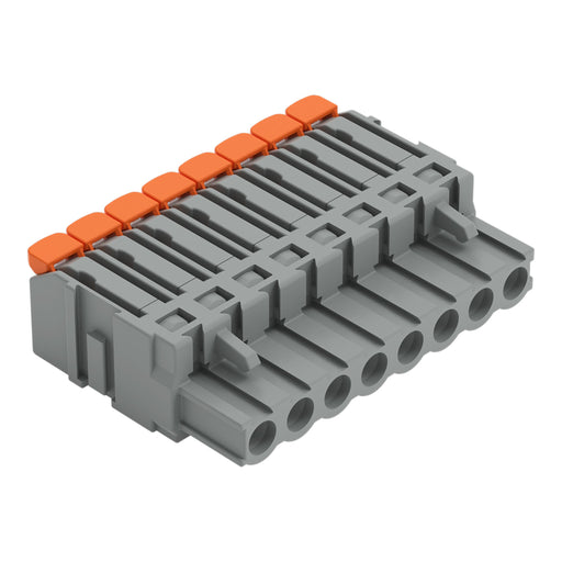 WAGO - Kabelsteckverbinder für Leiterplattensteckverbinder 1-Leiter-Federleiste 2231-1108/327-9037 − 50 Stück