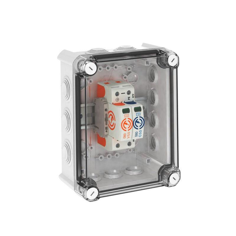 OBO Bettermann - Überspannungsableiter für Energietechnik/Stromversorgung CombiController V50 VG-V50-1+NPE-280 1+1 im Gehäuse