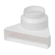 Helios Ventilatoren - Zubehör/Ersatzteile für Ventilatoren Flachkanal Umlenkstück FE 100 90Gr