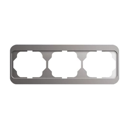 Busch-Jaeger - Abdeckrahmen Rahmen 3-fach 1723-20 platin, waager.alpha − 1 Stück by Busch-Jaeger
