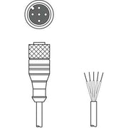 Leuze - Konfektioniertes Sensor-Aktor-Kabel Anschlussleitung CB-M12-15000S-5GF − 1 Stück