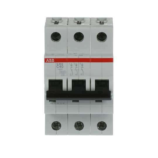 ABB Stotz S&J - Leitungsschutzschalter Sicherungsautomat S203-C40 6kA 40A C 3p
